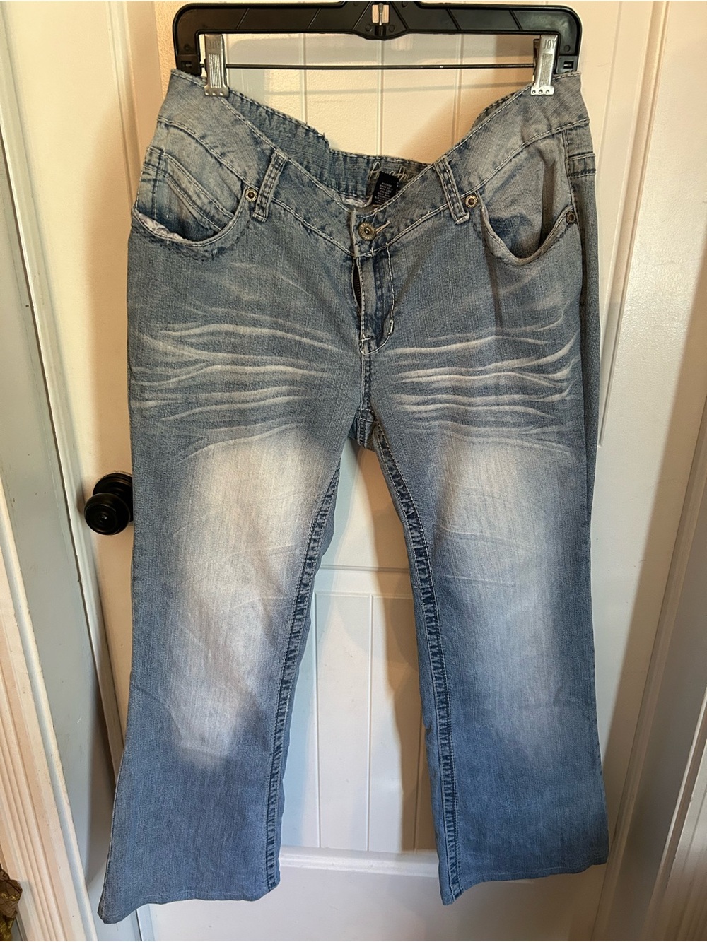 Amethyst Vintage Jeans Faded Light Blue Bootcut Women's Jeans